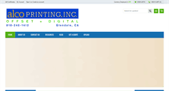 Desktop Screenshot of alcoprinting.com